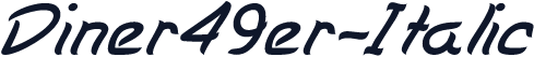 Diner49er-Italic