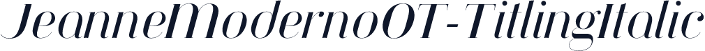 JeanneModernoOT-TitlingItalic
