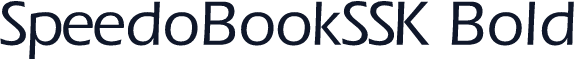 SpeedoBookSSK Bold