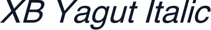 XB Yagut Italic