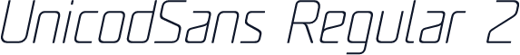 UnicodSans Regular 2