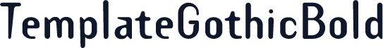 TemplateGothicBold