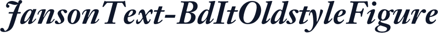 JansonText-BdItOldstyleFigure