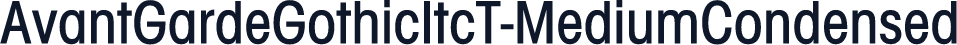 AvantGardeGothicItcT-MediumCondensed