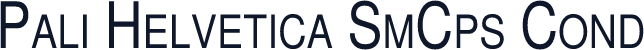 Pali Helvetica SmCps Cond