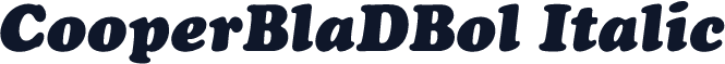 CooperBlaDBol Italic