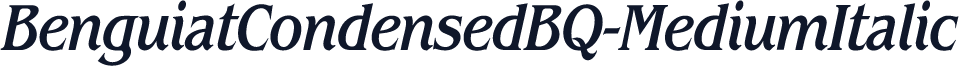 BenguiatCondensedBQ-MediumItalic