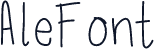 AleFont