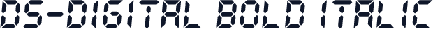 DS-Digital Bold Italic