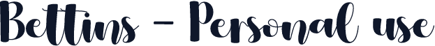 Bettins - Personal use