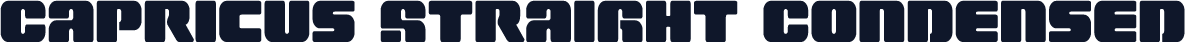 Capricus Straight Condensed