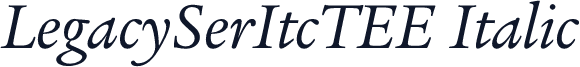 LegacySerItcTEE Italic