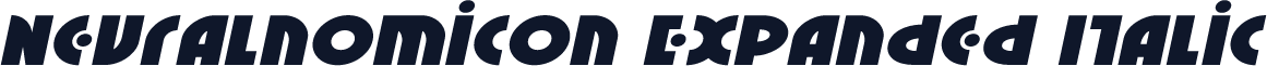Neuralnomicon Expanded Italic