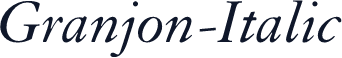 Granjon-Italic