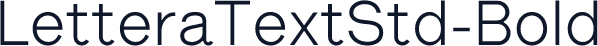 LetteraTextStd-Bold