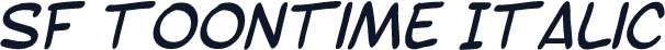 SF Toontime Italic