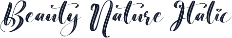 Beauty Nature Italic
