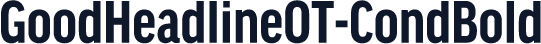 GoodHeadlineOT-CondBold