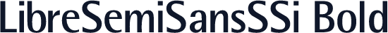 LibreSemiSansSSi Bold