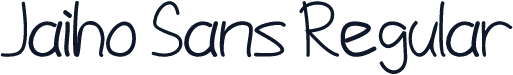 Jaiho Sans Regular