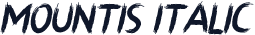 MOUNTIS Italic