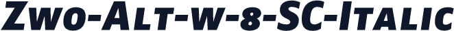 Zwo-Alt-w-8-SC-Italic