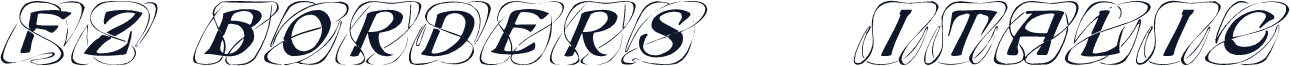 FZ BORDERS 11 ITALIC