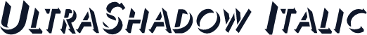 UltraShadow Italic