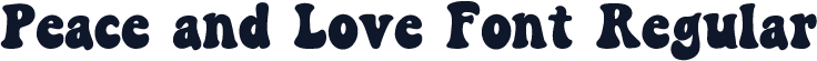 Peace and Love Font Regular