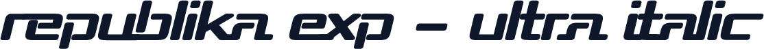 Republika Exp - Ultra Italic