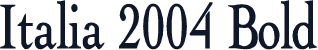 Italia 2004 Bold