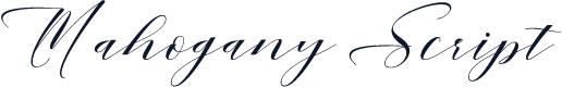 Mahogany Script