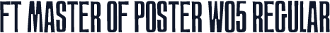 FT MASTER OF POSTER W05 Regular