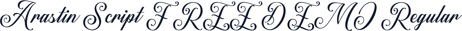Arastin Script FREE DEMO Regular