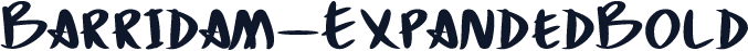 Barridam-ExpandedBold