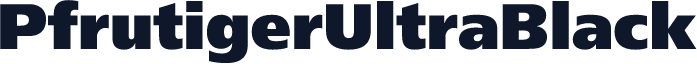 PfrutigerUltraBlack