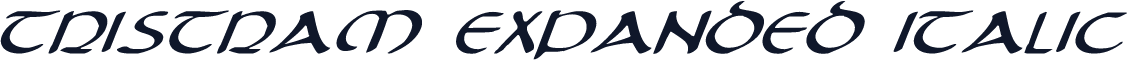 Tristram Expanded Italic