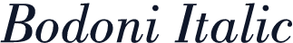 Bodoni Italic