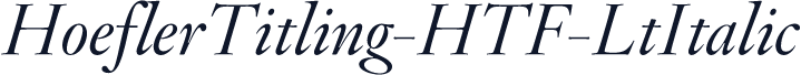 HoeflerTitling-HTF-LtItalic