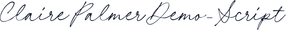 ClairePalmerDemo-Script