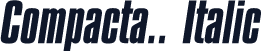 Compacta.. Italic