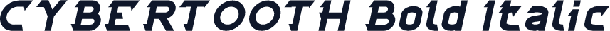 CYBERTOOTH Bold Italic