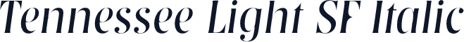 Tennessee Light SF Italic