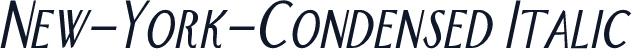 New-York-Condensed Italic