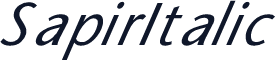 Sapir Italic