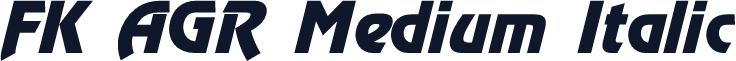 FK AGR Medium Italic