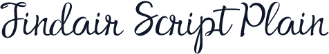 Findair Script Plain