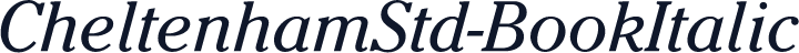 CheltenhamStd-BookItalic