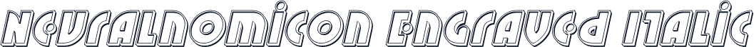 Neuralnomicon Engraved Italic