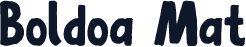 Boldoa Mat